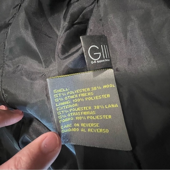 Kenneth Cole Reaction Black & White Herringbone Jacket XXL - Picture 3 of 10